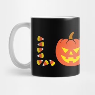 Halloween Candy Corn Love Mug